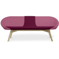 Home Design Furniture Sofá clássico com perna de madeira maciça